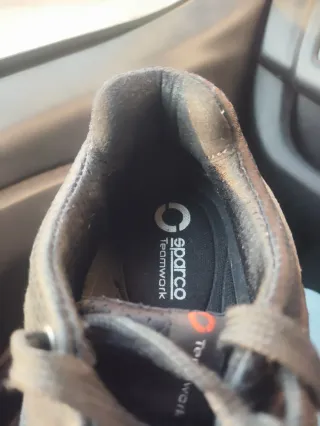 Zapatos de seguridad Sparco practice negros y rojo