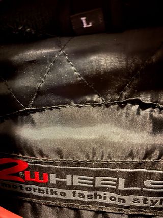 Cazadora Motorista 2Wheels Negra y Gris L.