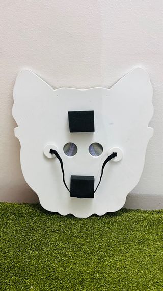 Careta para disftaz Bulldog Francés