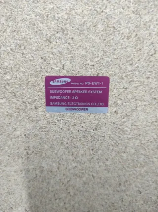 Subwoofer Samsung Negro