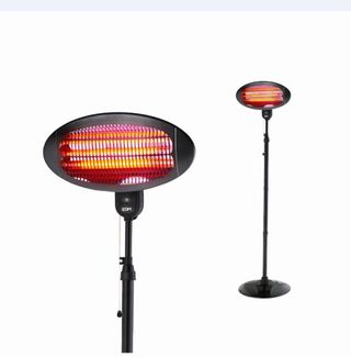 Estufa Exterior EDM 2000W Negra (2 unidades)