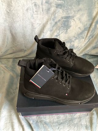 Stivaletti Tommy Hilfiger Pelle Neri 44