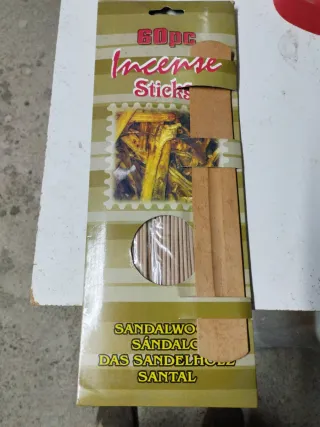 60pc varitas Incienso Sándalo
