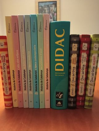 pack llibres història Catalunya i Diari Greg