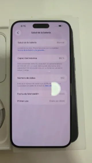 iPhone 15 Pro Max 256GB Negro Espacial