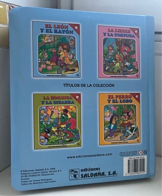Cuento. El león y el ratón. Colección puzzle fabul