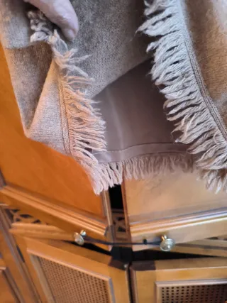 Conjunto falda y jersey beige