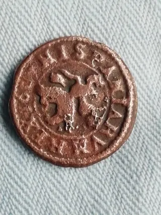 Moneda antigua de cobre