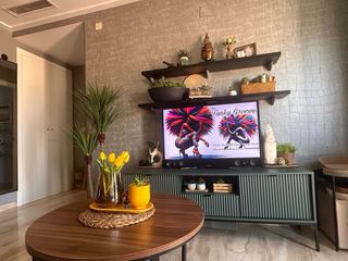 Mesa de centro madera y metal