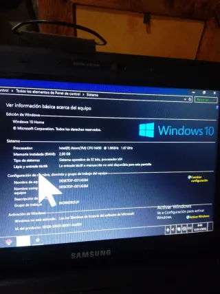 Samsung N150 Portátil Negro