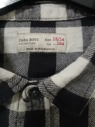 Camicia Zara Bambino a Quadri
