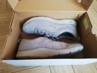 Zapatillas Skechers Gris Mujer