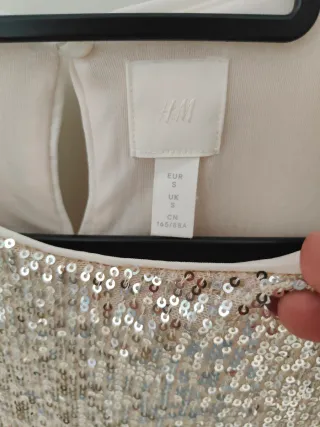 Blusa de lentejuelas H&M