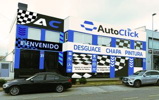 Cierre persiana graffiti taller mecánico