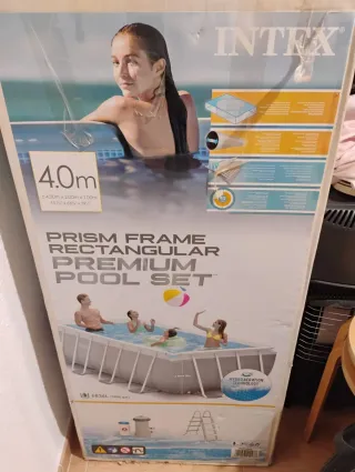 Piscina semirrígida en perfecto estado 4mx2mx1'20