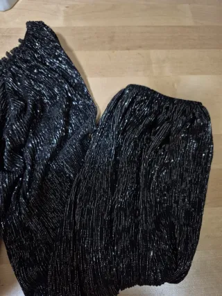 Top brillante manga larga