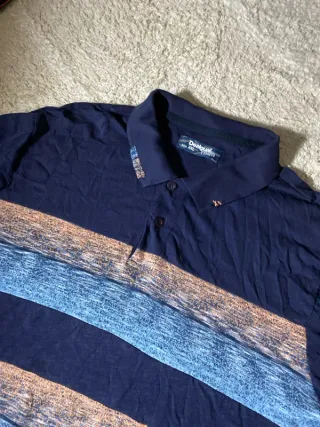 Polo manga larga Desigual azul