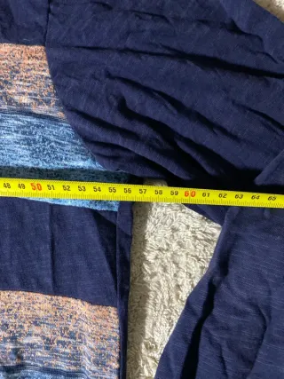 Polo manga larga Desigual azul