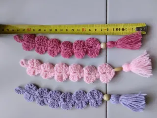 Segnalibro uncinetto cuoricini