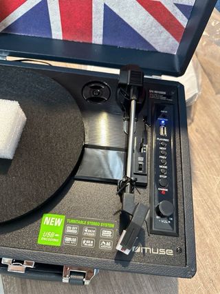 Tocadiscos Muse MT-102 UK, Azul