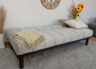 Sofá Cama Cali-SD Gris. Cómodo. Práctico. ¡OFERTA!