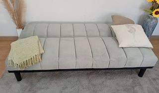 Sofá Cama Cali-SD Gris. Cómodo. Práctico. ¡OFERTA!