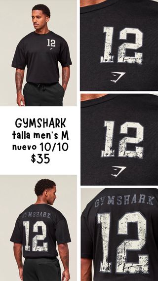 Gymshark Sudadera Negra Talla M Hombre