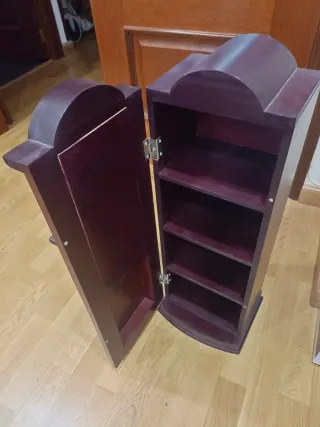 Mueble Decorativo Madera y Cristal