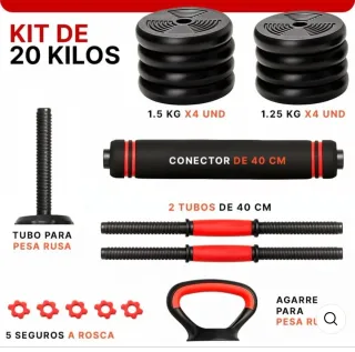 Pack Mancuernas 20kg