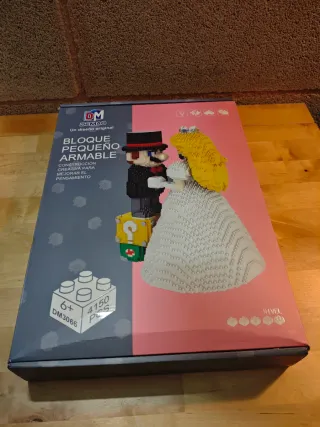 Mario y Peach vestidos de novios  (4150 piezas)