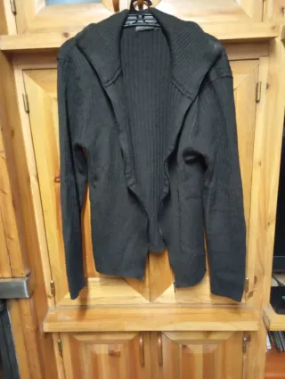 Chaqueta Zara Hombre Negra Cremallera