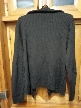 Chaqueta Zara Hombre Negra Cremallera