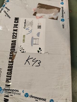 Mesa picnic plegable resina