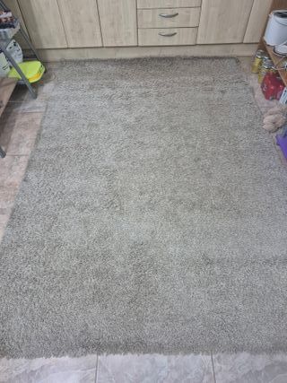 4 Alfombras grises de poliéster