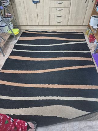 4 Alfombras grises de poliéster