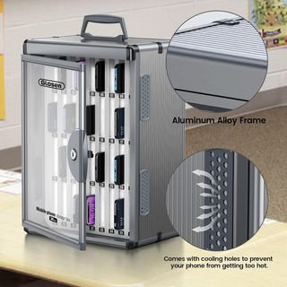 Armario Seguridad Móviles Glosen 36 Compartimentos