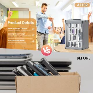 Armario Seguridad Móviles Glosen 36 Compartimentos