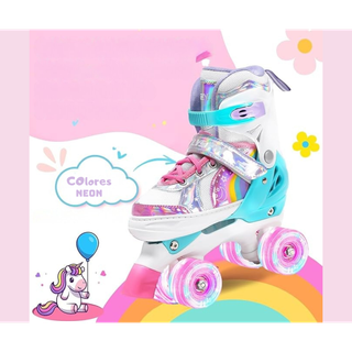 Patines de 4 ruedas para niños Glitter