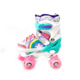 Patines de 4 ruedas para niños Glitter