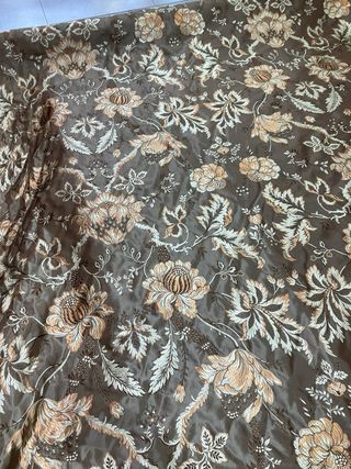 Tejido Fallera Alicantina Beige/Marrón