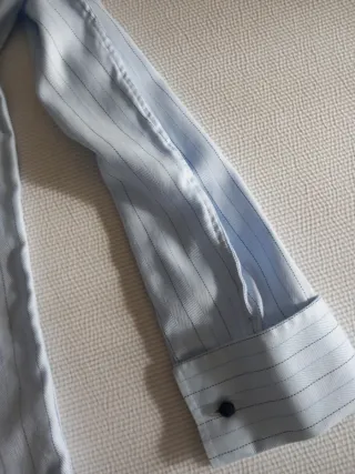 Camisa de vestir puño doble