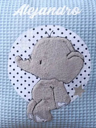 Funda de cojín personalizado elefante