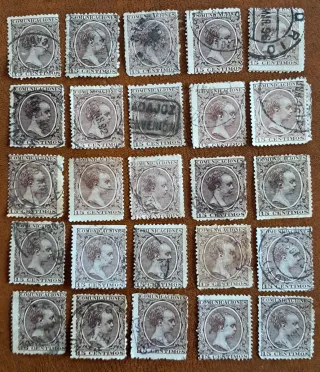 Colección Sellos Alfonso XIII MNH y 78 pelones.