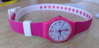 Swatch BackHand Lady Rosa Roland Garros