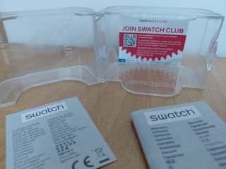 Swatch BackHand Lady Rosa Roland Garros