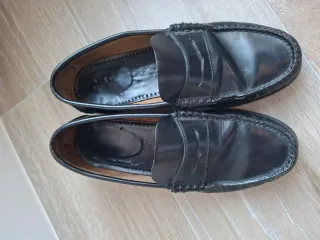 Mocasines de piel marrones oscuros