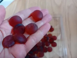 Decorazioni in vetro marrone