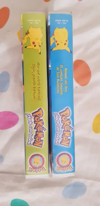 2 Cintas VHS Pokémon (Español)
