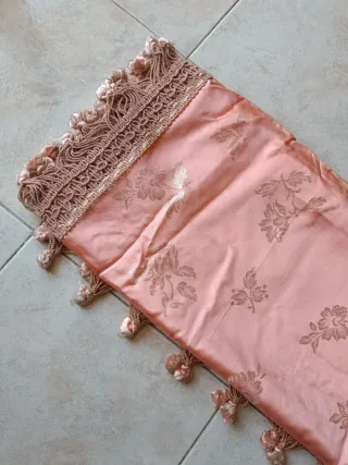 Copriletto matrimoniale Argotex rosa pesca elegant