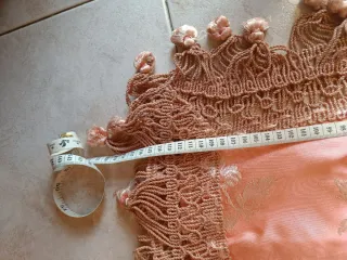 Copriletto matrimoniale Argotex rosa pesca elegant